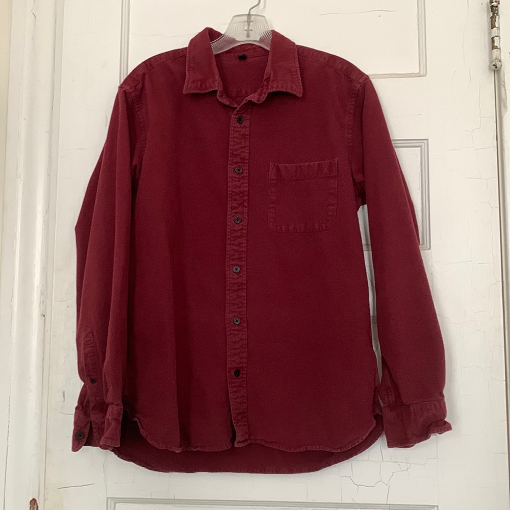 Muji Flannel Button Down